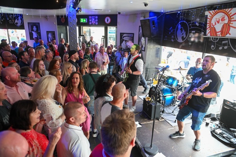 Other image for Town centre comes alive with fundraising music festival